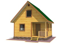 Дом из бруса 6х6 | Одноэтажные с мансардой деревянные дома и коттеджи